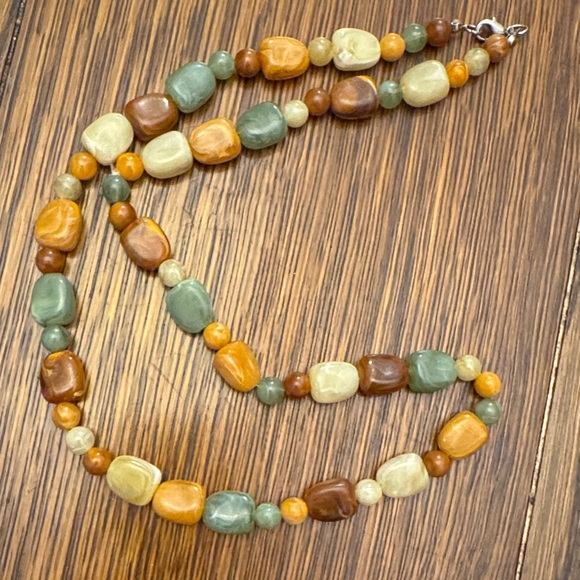 Jay King Earthy Tones Agate Beaded Necklace - Picture 2 of 4